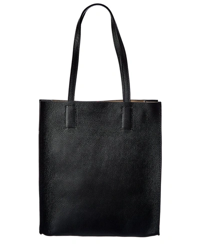 Shop Persaman New York Sam Leather Tote In Black