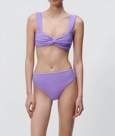 Shop Jonathan Simkhai Bardette Swim Bottom In Lilac In Purple