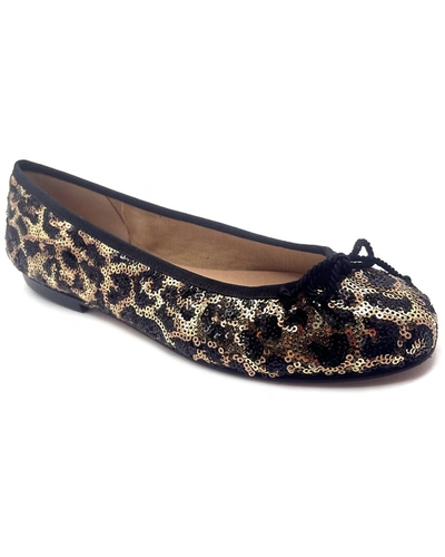 Shop French Sole Pearl Sequin Flat In Black