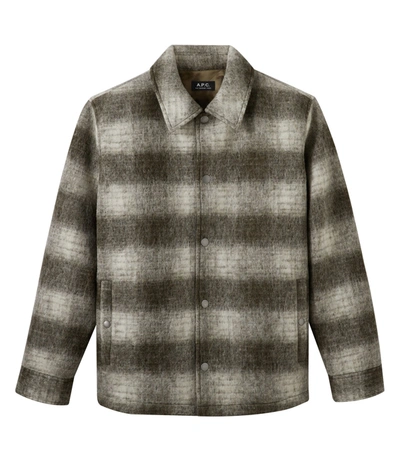 Apc Alan Check-pattern Overshirt In Multi