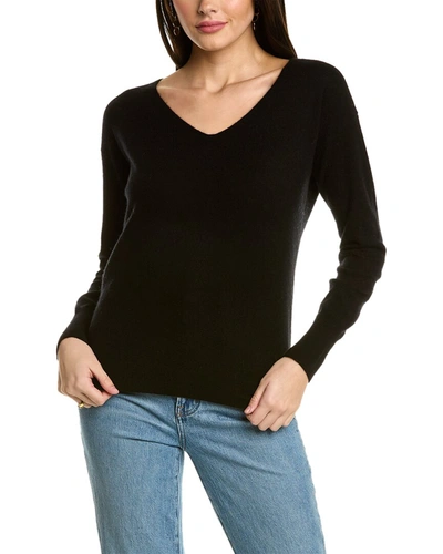Shop Philosophy Cashmere V-neck Cashmere Sweater In Black