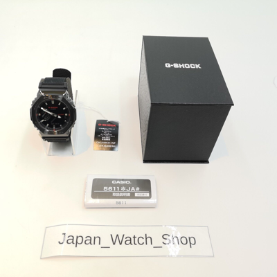 Pre-owned Casio G-shock Gm-2100cb-1ajf Black Metal Case Series Men's Watch In Box