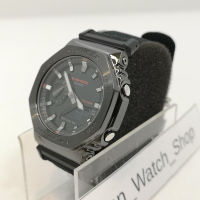 Pre-owned Casio G-shock Gm-2100cb-1ajf Black Metal Case Series Men's Watch In Box