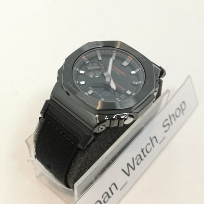 Pre-owned Casio G-shock Gm-2100cb-1ajf Black Metal Case Series Men's Watch In Box