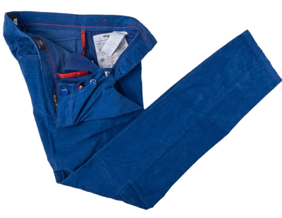 Pre-owned Kiton Jeans Cotton Silk Ea Size 34 Us 50 Eu Tj161 In Blue