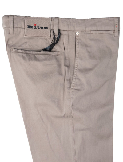 Pre-owned Kiton Jeans Cotton Ea Size 34 Us 50 Eu Tj114 In Beige
