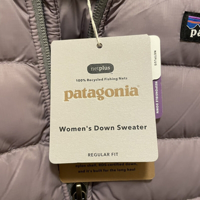 Pre-owned Patagonia $279  Women's Xs Down Sweater Jacket Rustic Purple 84684