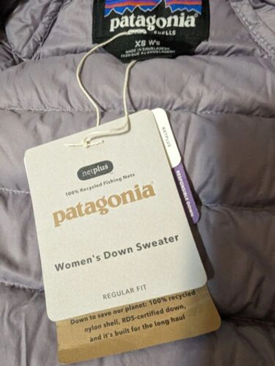 Pre-owned Patagonia $279  Women's Xs Down Sweater Jacket Rustic Purple 84684