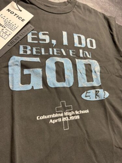 Pre-owned Enfants Riches Deprimes “i Believe In God” Columbine T-shirt In Black