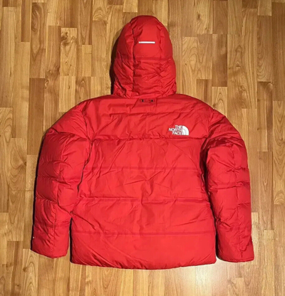 Pre-owned The North Face Men's  Goose Down Fill Rmst Himalayan Parka In Red 700 Fill
