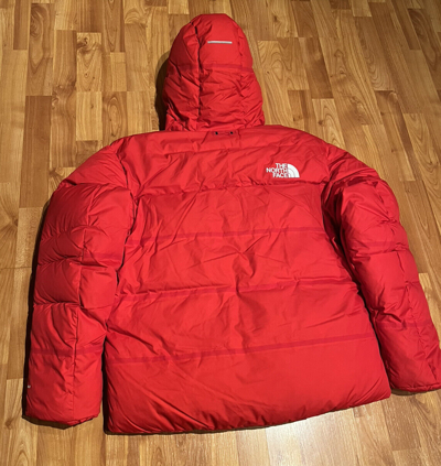 Pre-owned The North Face Men's  Goose Down Fill Rmst Himalayan Parka In Red 700 Fill