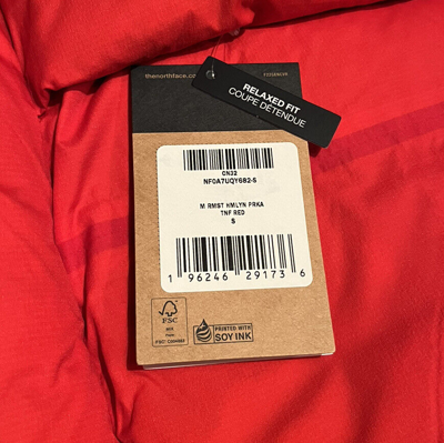 Pre-owned The North Face Men's  Goose Down Fill Rmst Himalayan Parka In Red 700 Fill