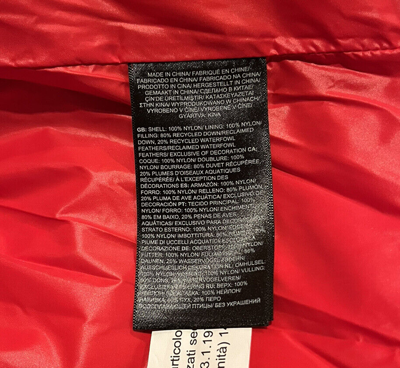 Pre-owned The North Face Men's  Goose Down Fill Rmst Himalayan Parka In Red 700 Fill