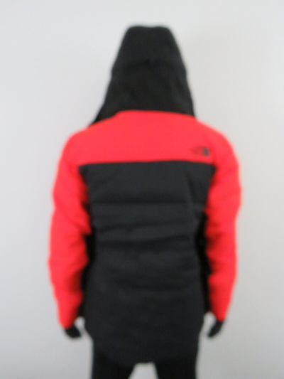 Pre-owned The North Face Mens Tnf  Bellion 700-down Insulated Hooded Ski Jacket Red / Black