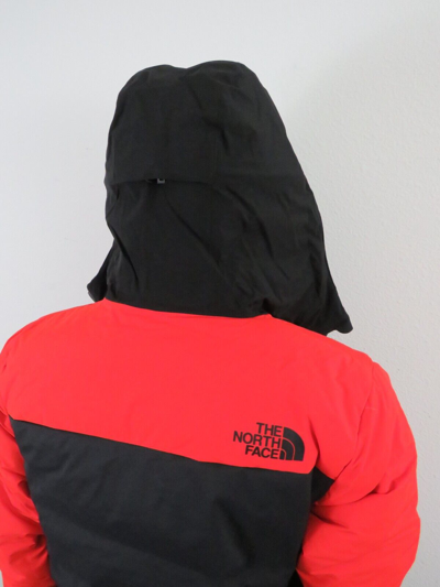 Pre-owned The North Face Mens Tnf  Bellion 700-down Insulated Hooded Ski Jacket Red / Black