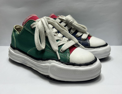 Pre-owned Miharayasuhiro Mmy - “peterson” Og Sole Canvas Low Sneaker In Multicolor