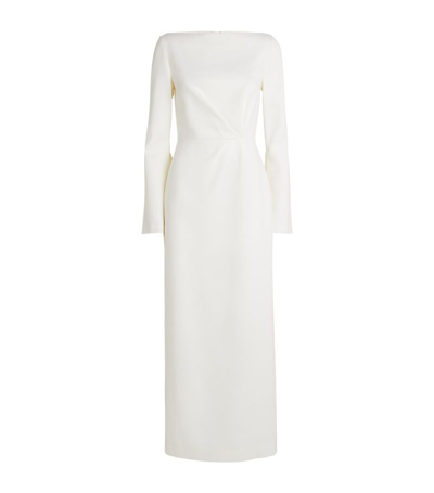 Shop E.stott Twist-detail Ora Maxi Dress In White