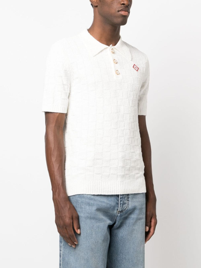 Shop Casablanca Cotton Polo Shirt