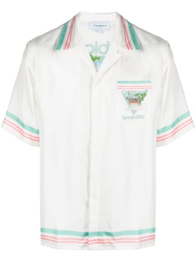 Shop Casablanca Silk Shirt