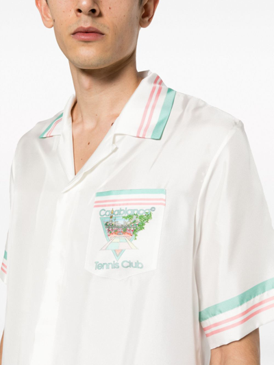 Shop Casablanca Silk Shirt