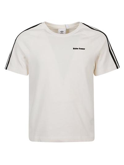 Shop Adidas Originals Logo Organic Cotton T-shirt In White