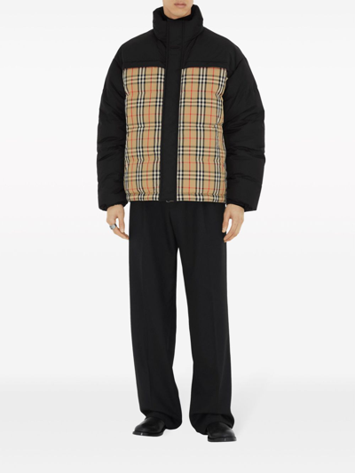 Shop Burberry Down Jacket With Logo