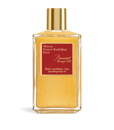 Shop Maison Francis Kurkdjian Baccarat Rouge 540 Sparkling Body Oil (200ml) In Multi
