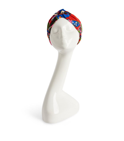 Shop Emilio Pucci Pucci Girandole Print Headband In Multi