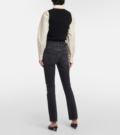 Citizen Of Humanity Jolene High Rise Vintage Slim Jean In Stormy In Blue
