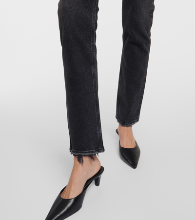 Shop Citizens Of Humanity Jolene High-rise Slim Jeans In Blue