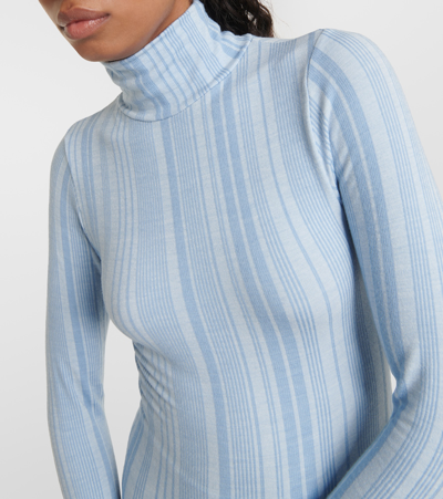 Shop Cordova Sol Turtleneck Ski Top In Blue