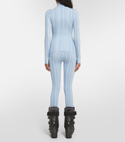 Cordova Sol Turtleneck Ski Top In Blue