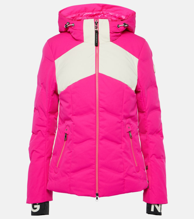 Shop Bogner Della Down Ski Jacket In Pink