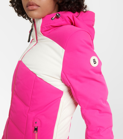 Shop Bogner Della Down Ski Jacket In Pink