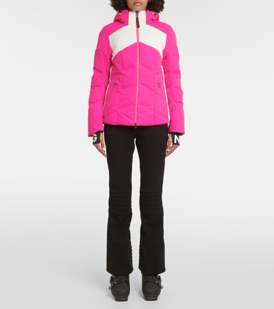 Shop Bogner Della Down Ski Jacket In Pink