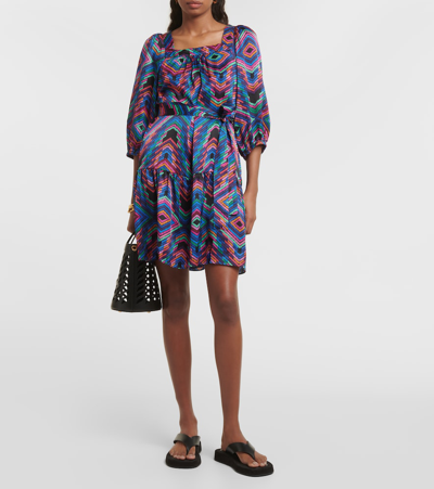 Eres Nightclub Short Dress In Multicoloured