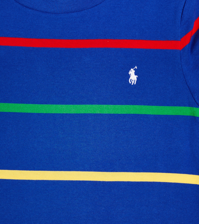Shop Polo Ralph Lauren Printed Cotton Jersey T-shirt In Multicoloured