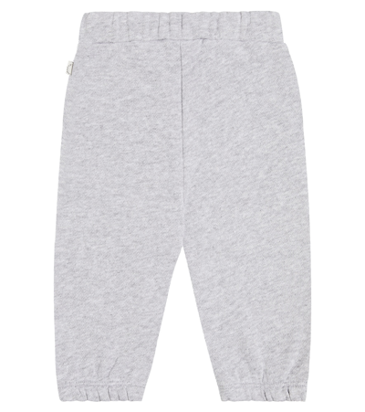 Shop Stella Mccartney Baby Printed Cotton Jersey Sweatpants In Grey