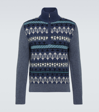 Shop Loro Piana Cashmere Sweater In Blue