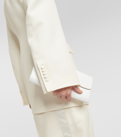 Wardrobe.nyc White Blazer Virgin Wool Mini Dress In White