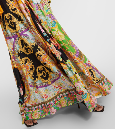 Camilla Printed Maxi Dress In Multicoloured