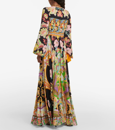 Camilla Printed Maxi Dress In Multicoloured