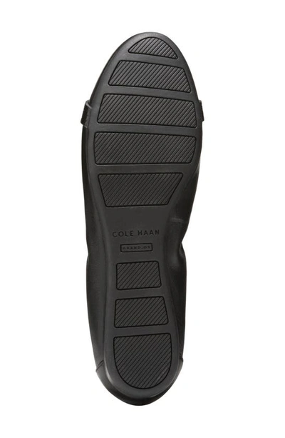 Cole Haan Tova Bow Ballet Flat In Black Shee