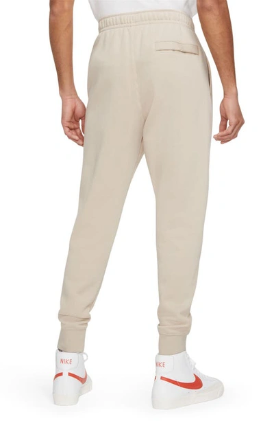 Shop Nike Sportswear Club Pocket Fleece Joggers In Rattan/ Rattan/ White