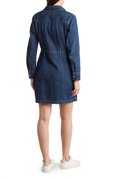 Shop Levi's® Flynn Western Long Sleeve Button Front Denim Dress In A New York Moment 2