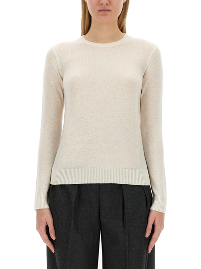 Shop Theory Cashmere Sweater In Avorio