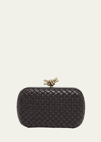 Shop Bottega Veneta Knot Bag In Fondant-m Brass