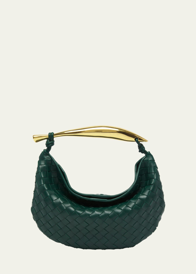 Shop Bottega Veneta Sardine Bag In 3050 Emerald Gree