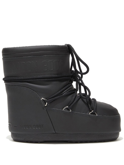 Shop Moon Boot Icon Glance Low Snow Boots In Nero