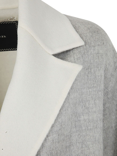 Shop Kiton Overjacket In Grey